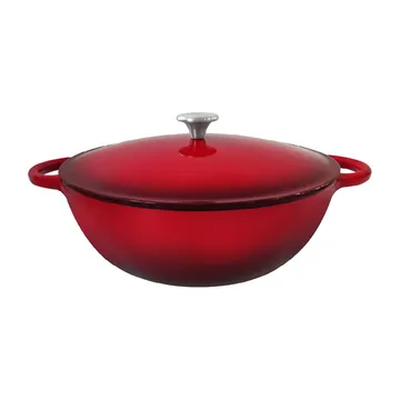 Gitty gietijzeren braadpan 7,2 L - Rood - Dorre