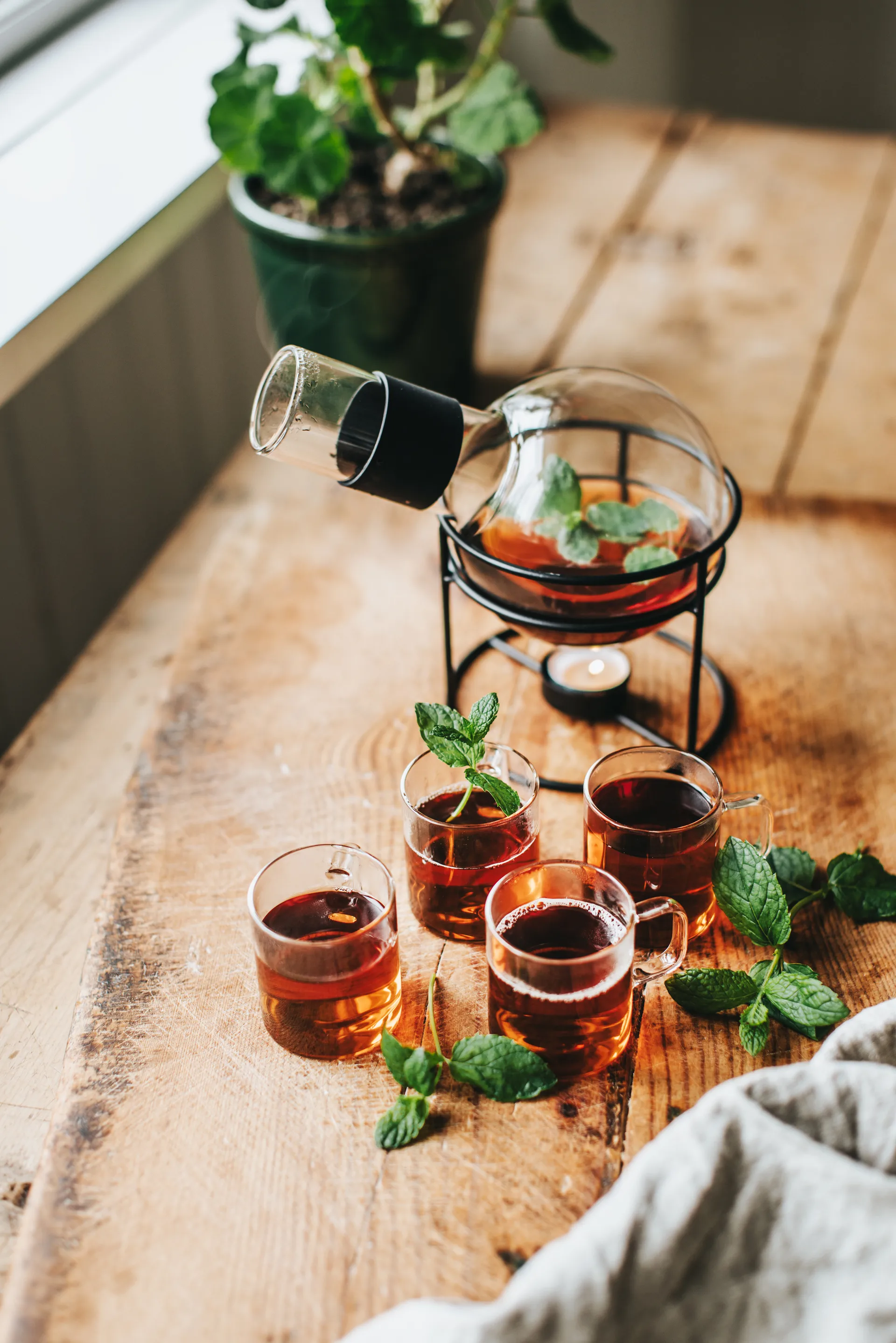 Glora glöggkolf glas 1,3 L, Zwart Dorre