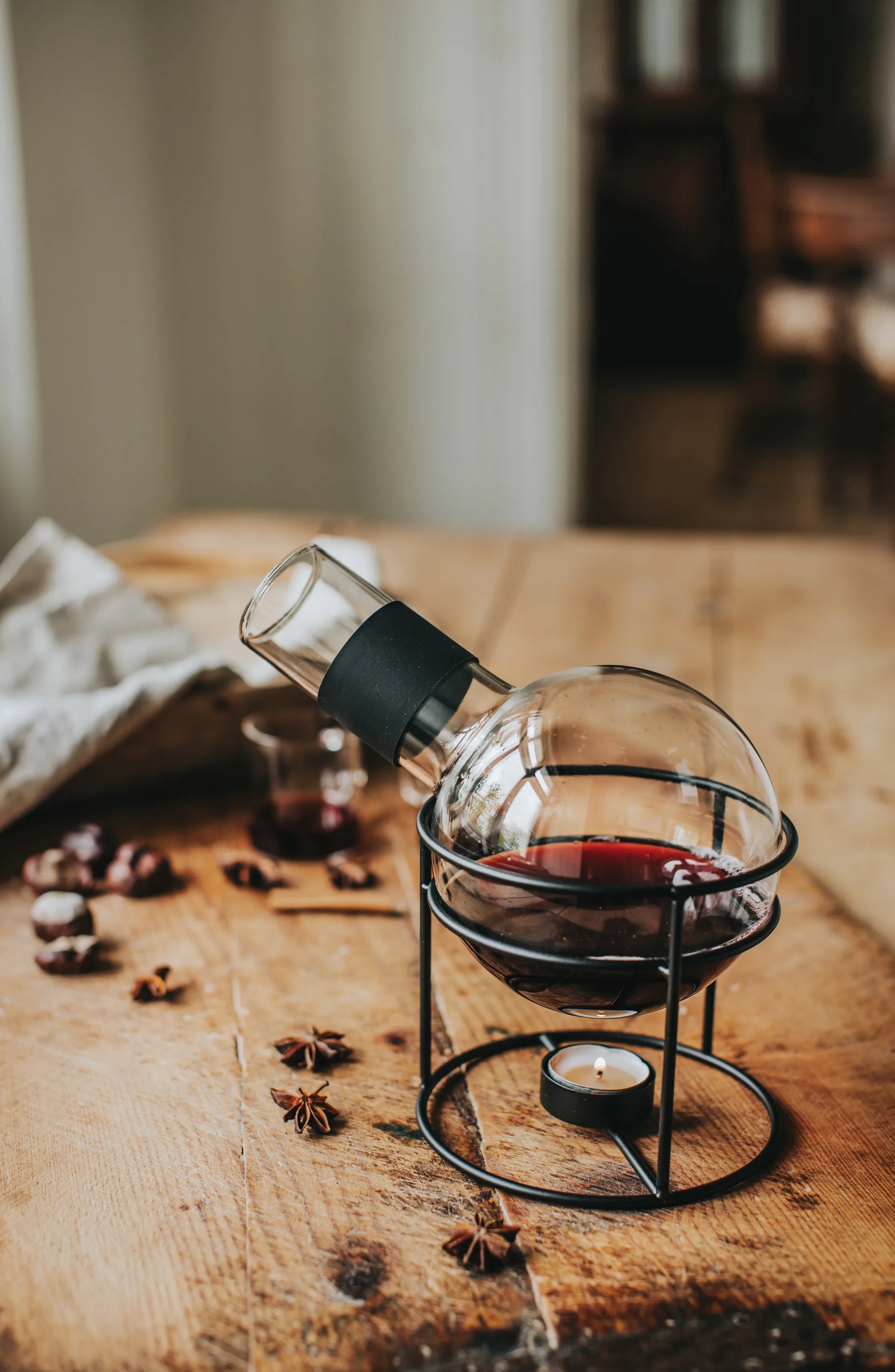 Glora glöggkolf glas 1,3 L, Zwart Dorre