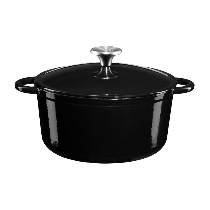 Gretl gietijzeren braadpan emaille 4 L - Zwart - Dorre