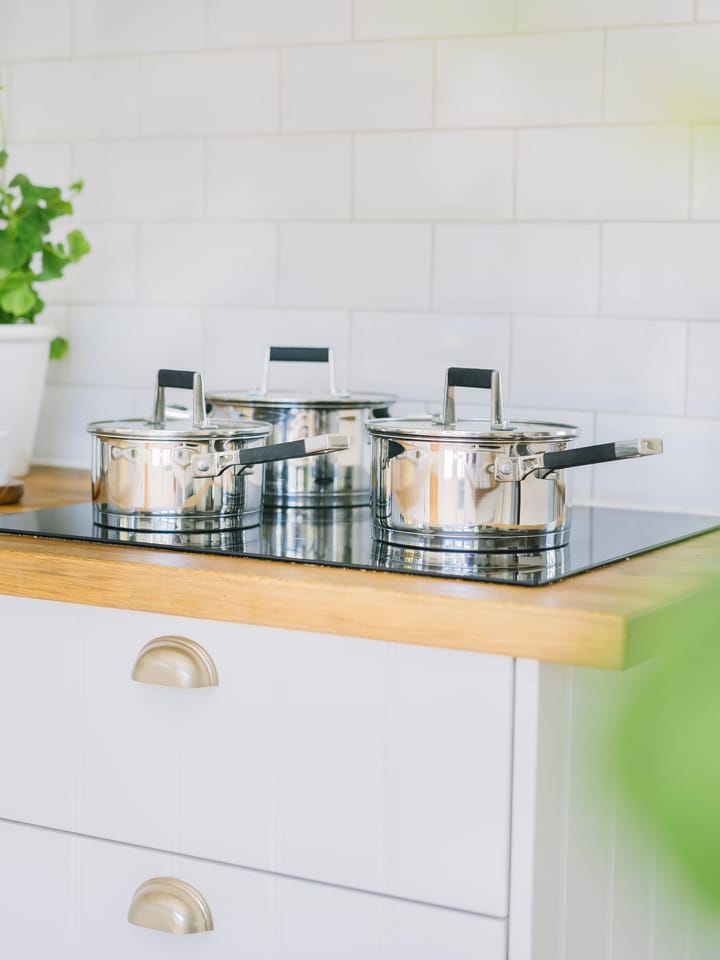 Kaci steelpannenset 6-delig, Roestvrij staal Dorre
