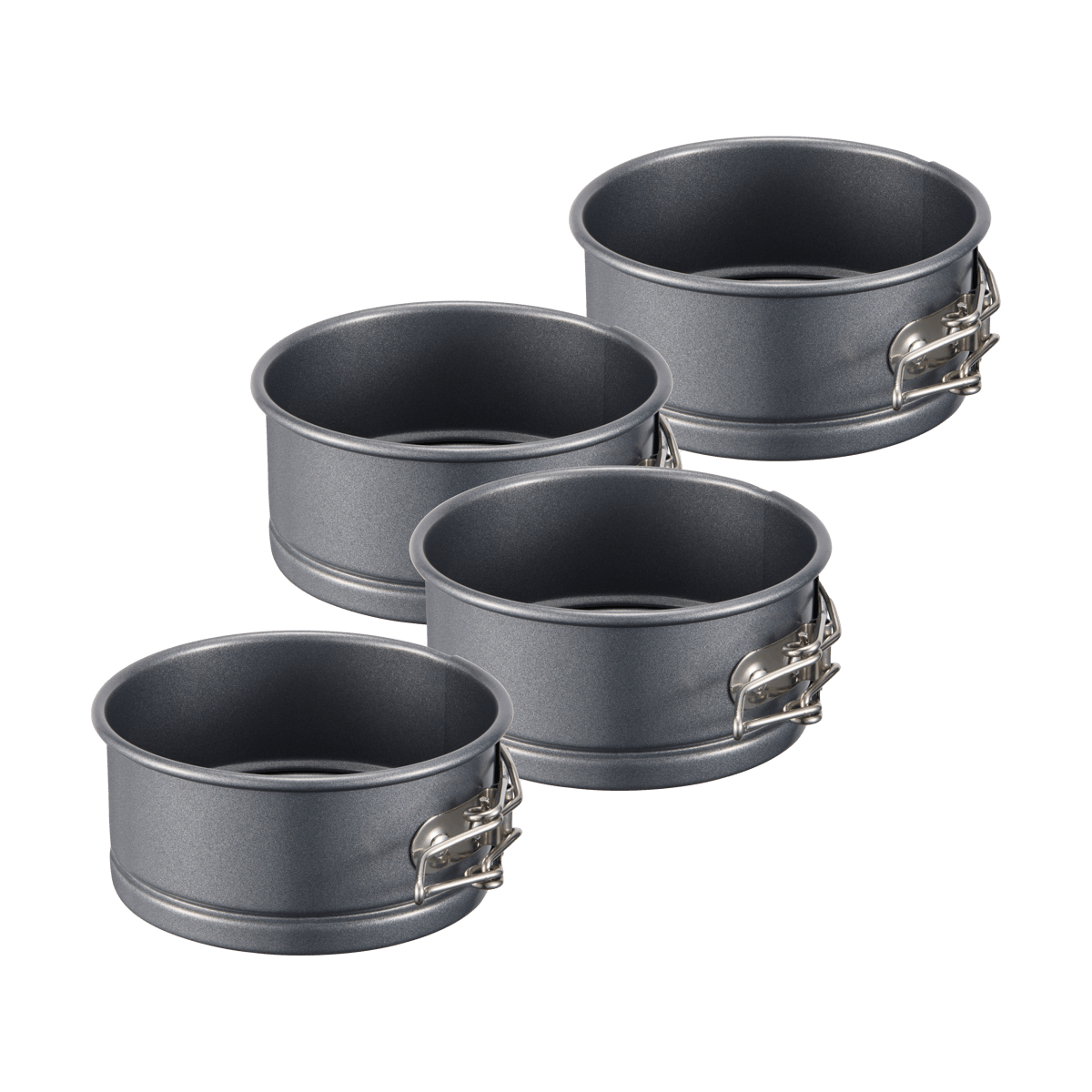 Dorre Karabo mini bakvorm koolstofstaal 4-pack o10 cm