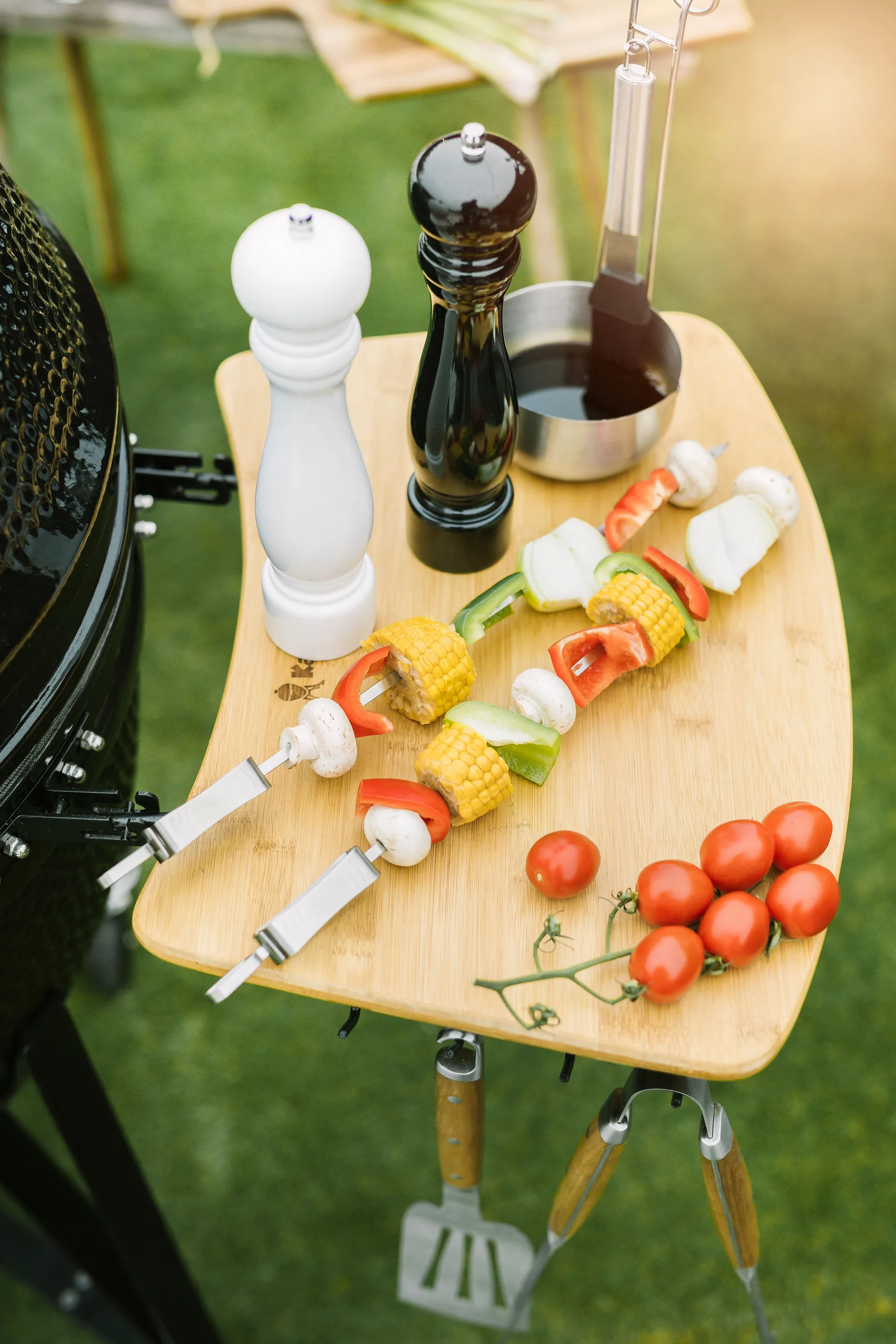 Karou peper-en zoutmolen hoogglans 27 cm, Zwart Dorre