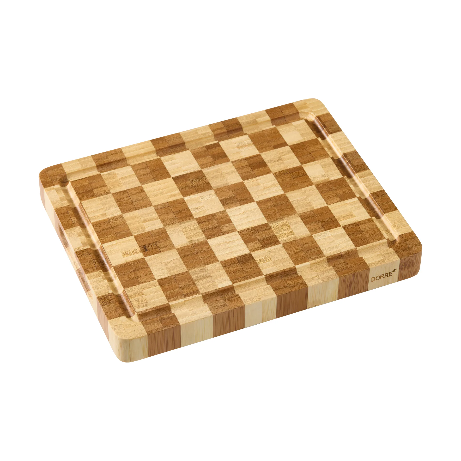 Kombo snijplank, Bamboe, 30x24x3 cm Dorre