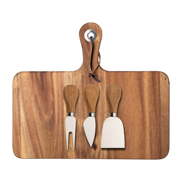 Oline kaasplank acacia 4-delig - 26x29 cm - Dorre