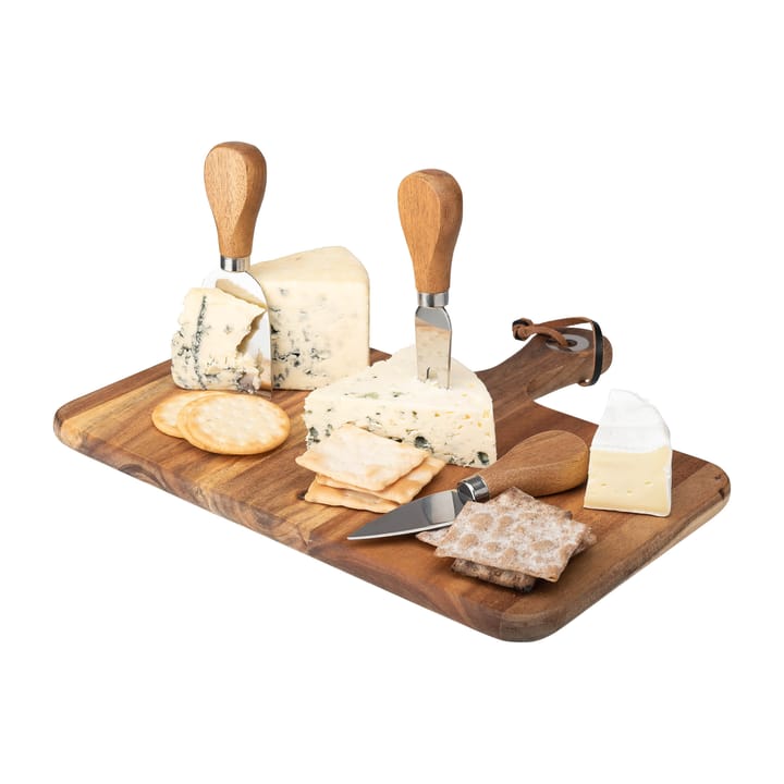 Oline kaasplank acacia 4-delig, 26x29 cm Dorre