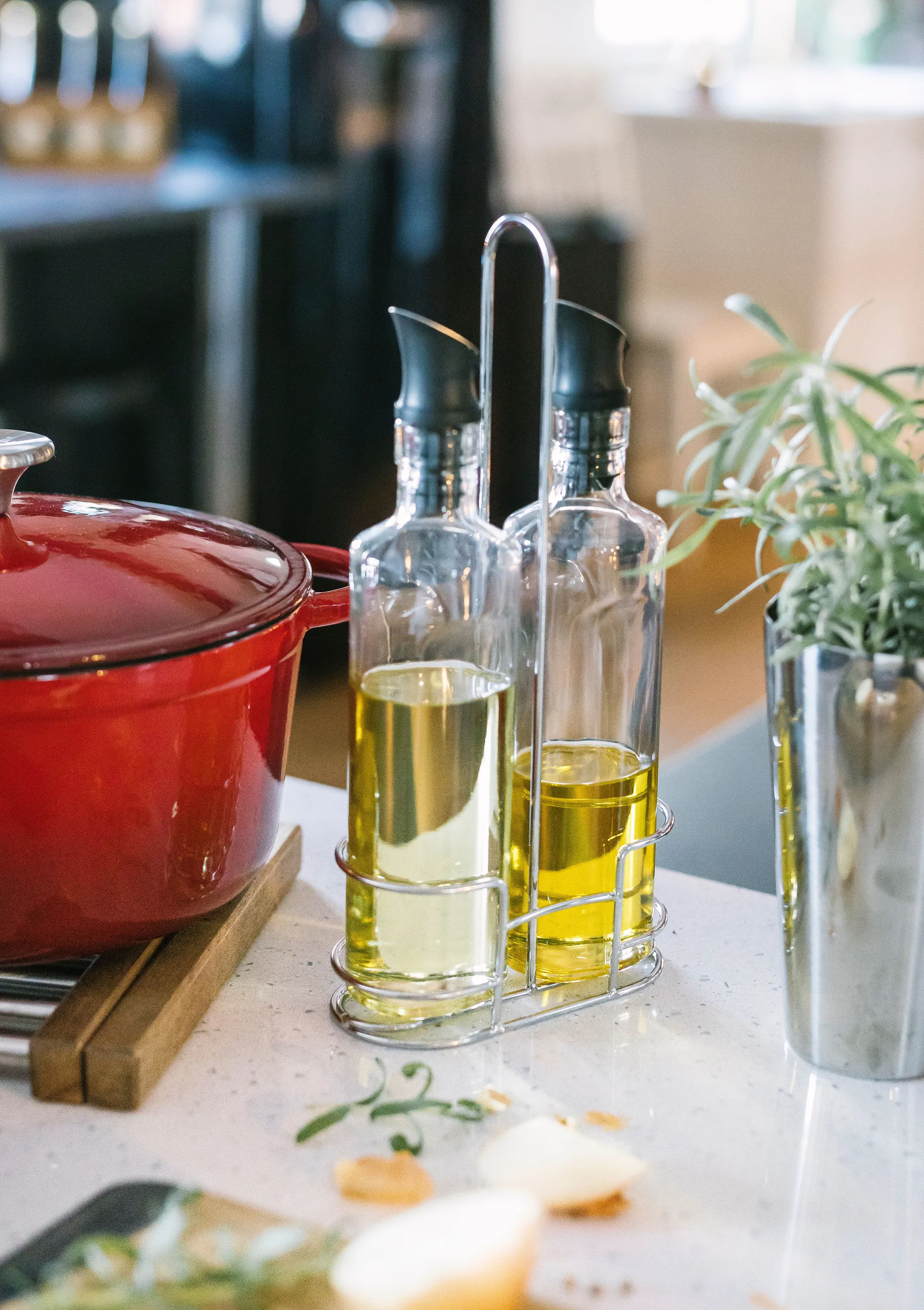 Olive olie en azijnset 35 cl, Glas Dorre