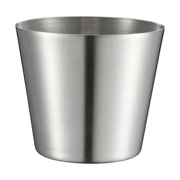 Peg friet-/ serveerbeker - Roestvrij staal, 4-pack, Ø9,5 cm - Dorre