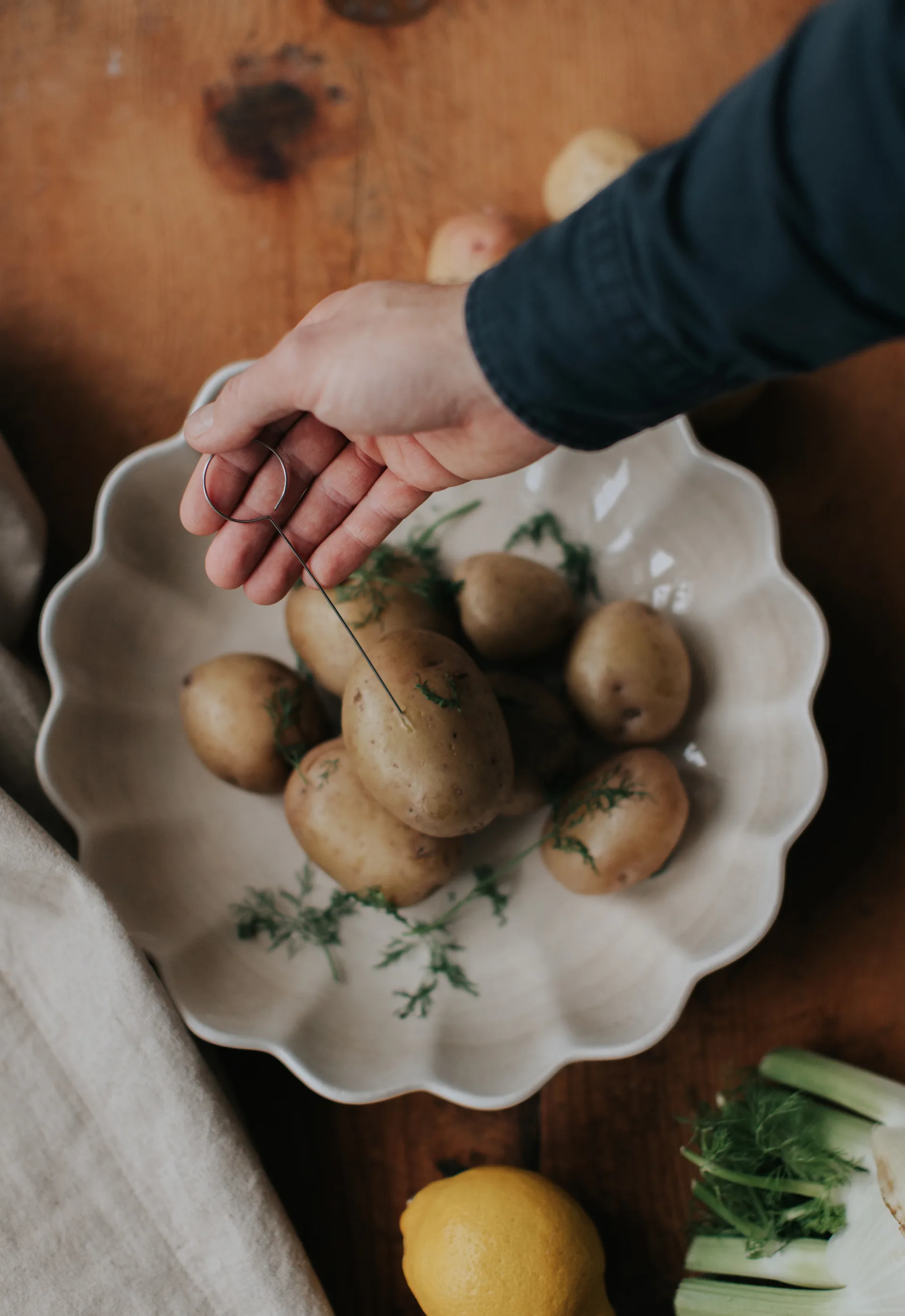 Pihoo aardappel- & groentestick 2-pack, Roestvrij staal Dorre