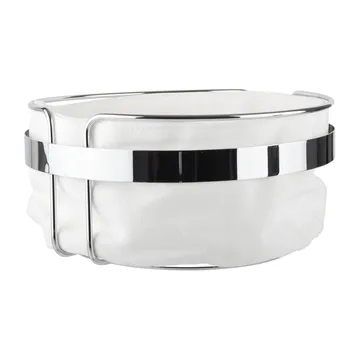 Praktische broodmand Ø22 cm - Stof-chroom - Dorre