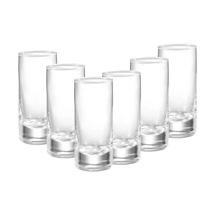 Saba snapsglas - Recht, 6-pack, 6 cl - Dorre