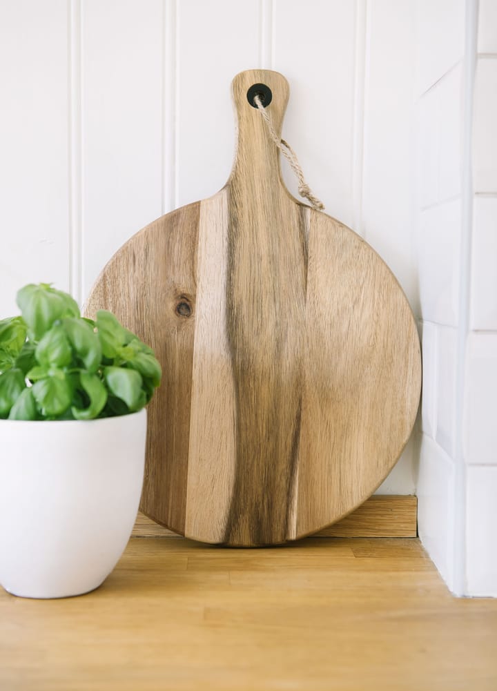 Sade pizzaset pizzasnijder snijplank Ø32 cm, Acacia Dorre