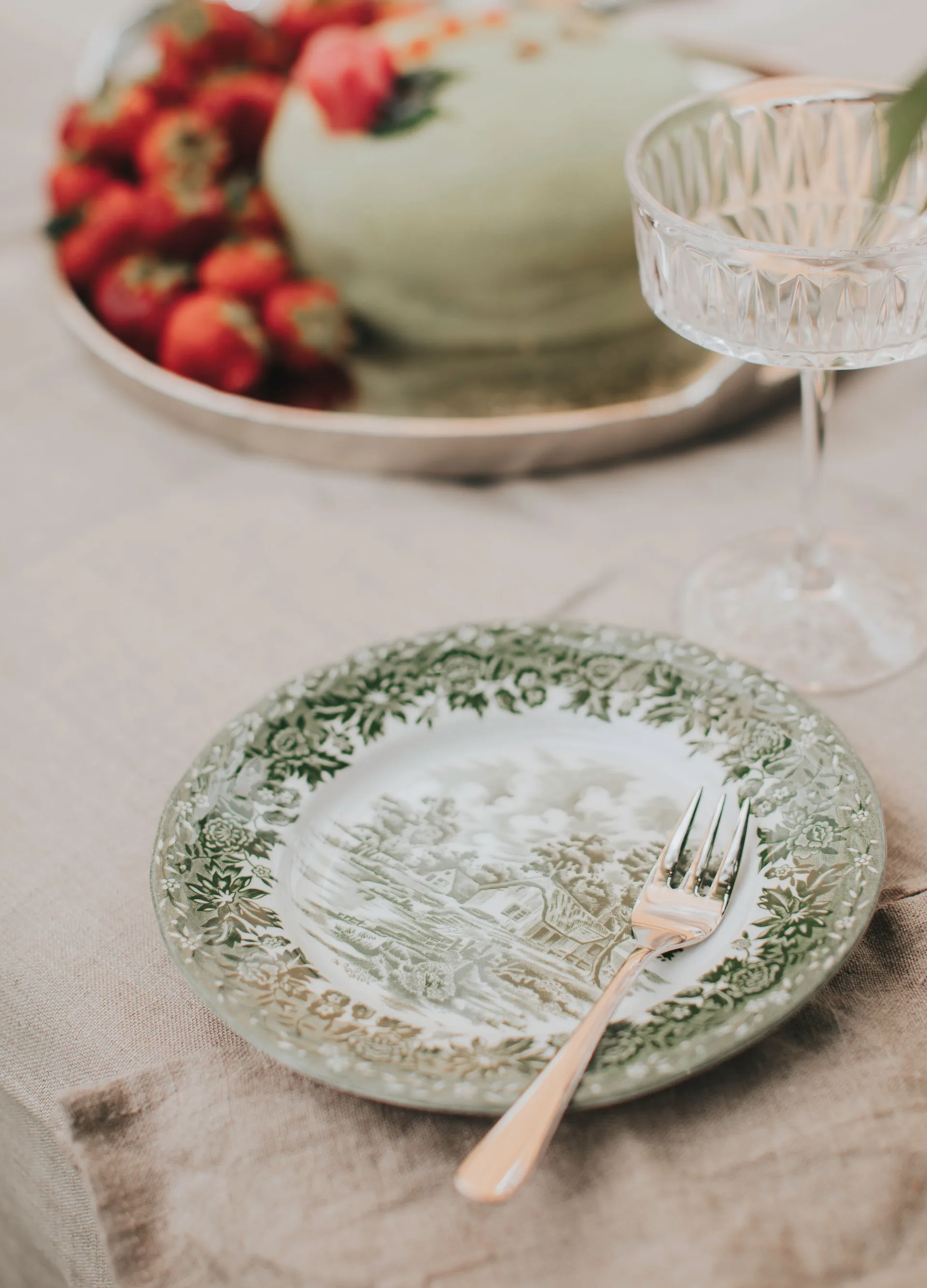 Sallie serveerset taartvorkjes 6 st. & taartschep, Roestvrij staal Dorre