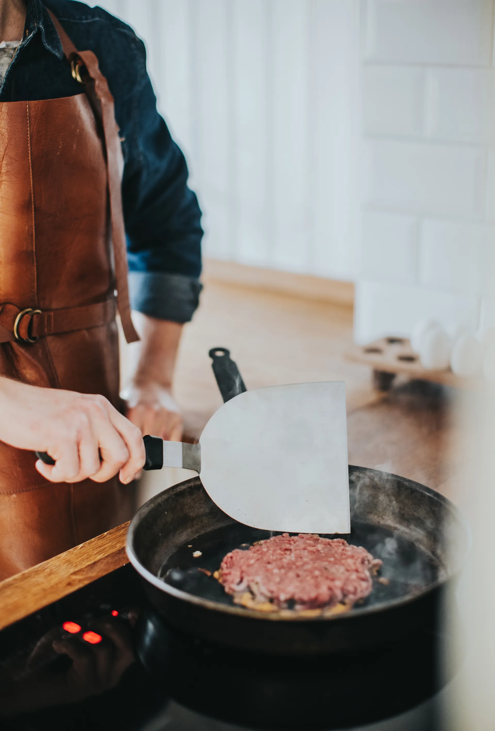 Sasha bakspatel roestvrij staal, Zwart-XL Dorre