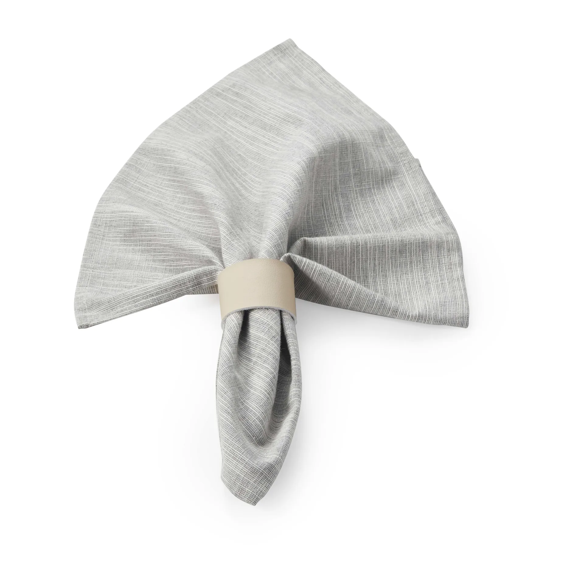 Selah servetring Ø9 cm 4 st, Beige Dorre