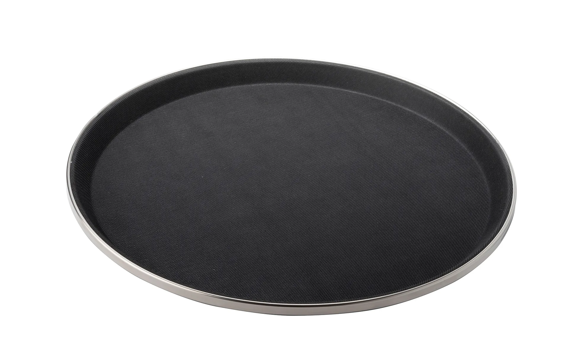 Serveerblad rond Ø35,5 cm, Zwart Dorre