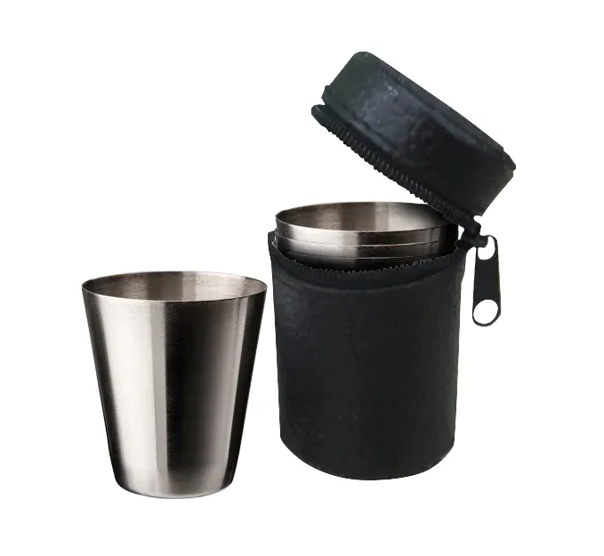 Shotglas 4-pack, Leer Dorre