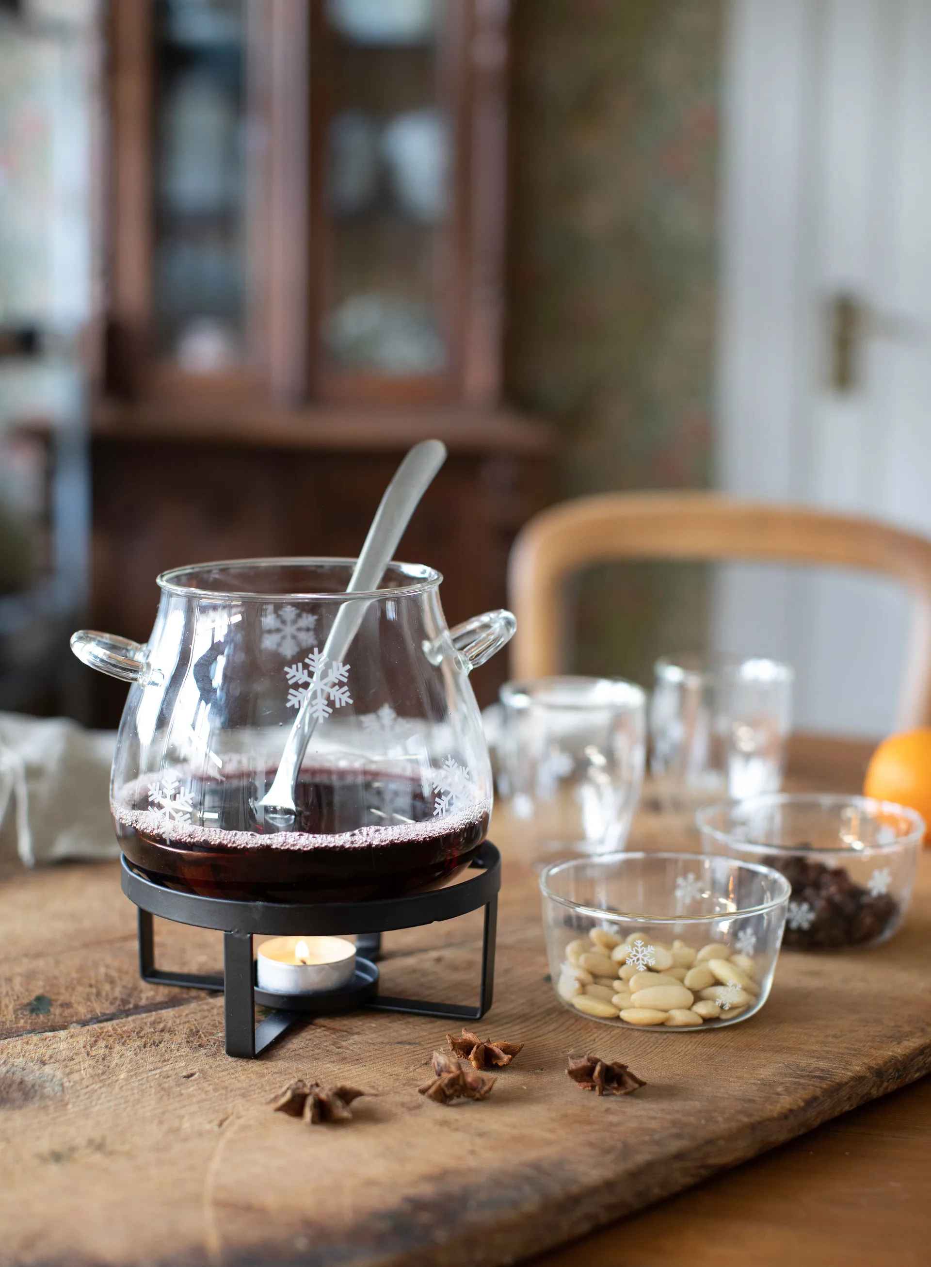 Snöstjärna dubbelwandig glas 2-pack, 13 cl Dorre