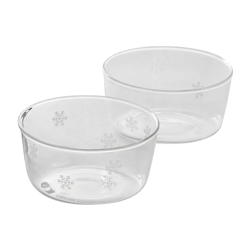Snöstjärna kom Ø10 cm 2-pack, Glazen Dorre