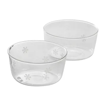 Snöstjärna kom Ø10 cm 2-pack - Glazen - Dorre