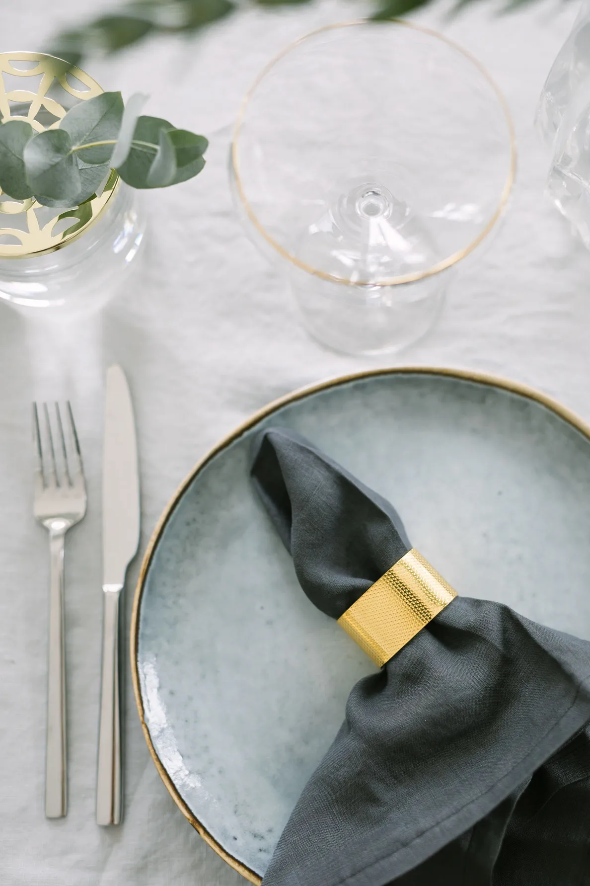 Svea servetringen 6-pack, Messing Dorre