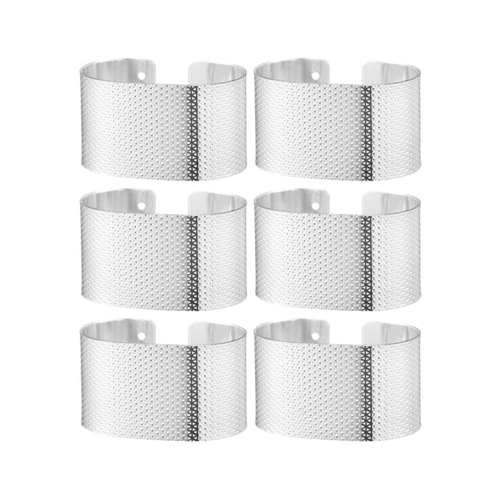 Svea servetringen 6-pack - Zilver - Dorre