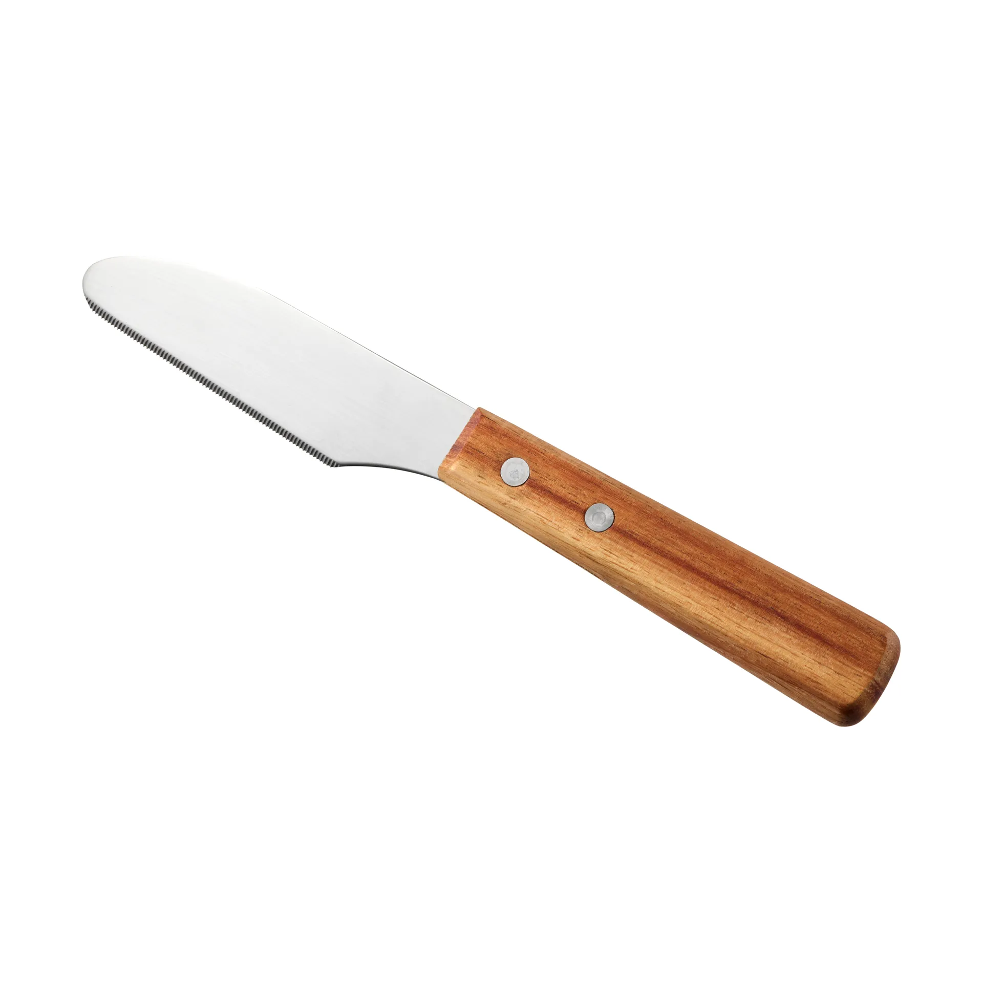 Sylvia botermes, Roestvrij staal, houten handgreep, 22 cm Dorre