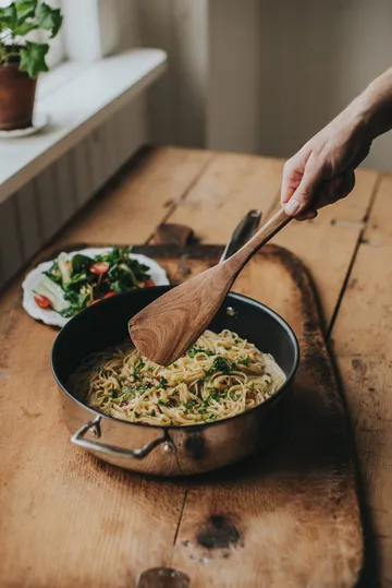 Trivence braadpan met keramische coating - Roestvrij staal, glazen deksel, Ø28 cm - Dorre