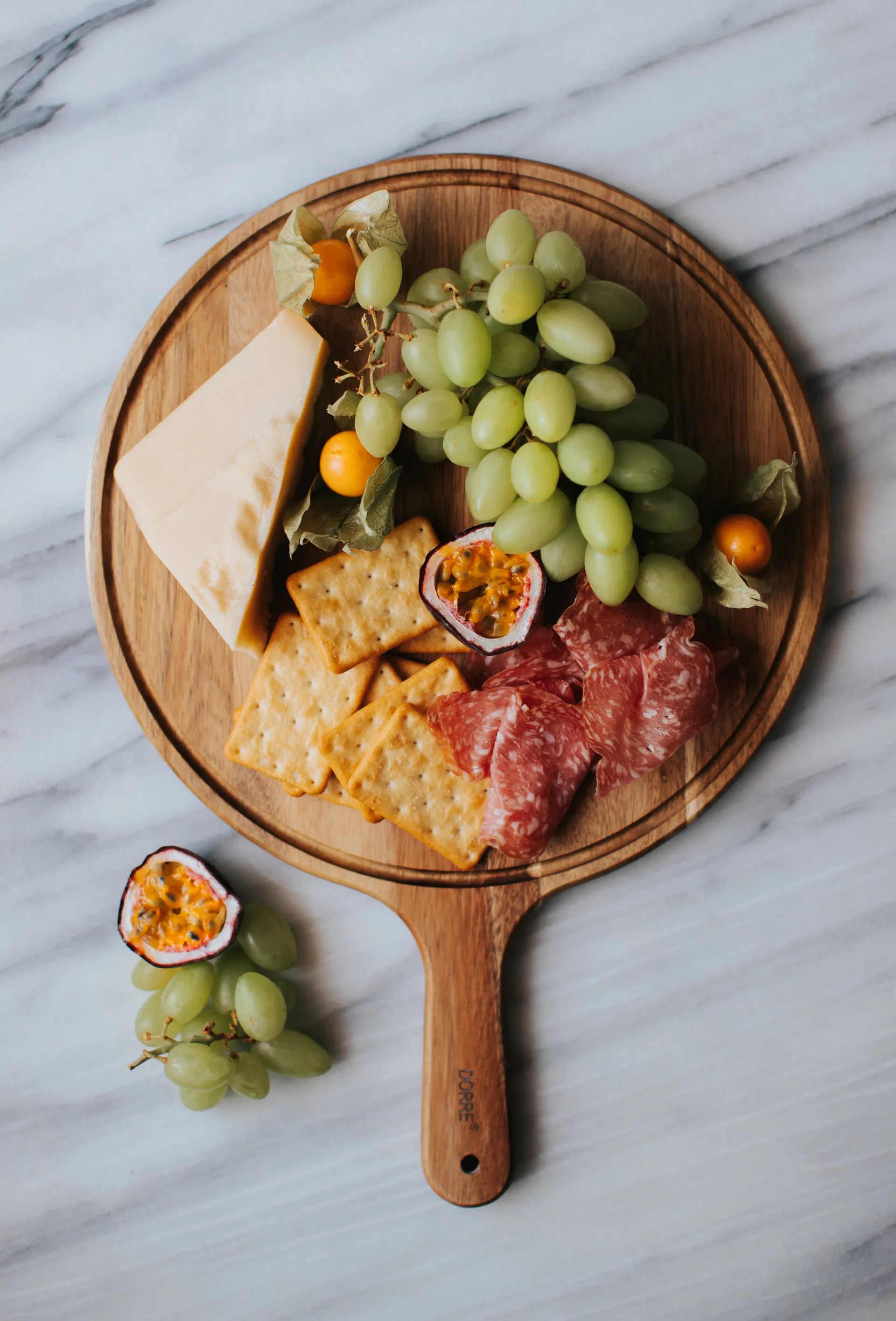 Ulli serveerplank Ø30,5 cm, Natuur Dorre