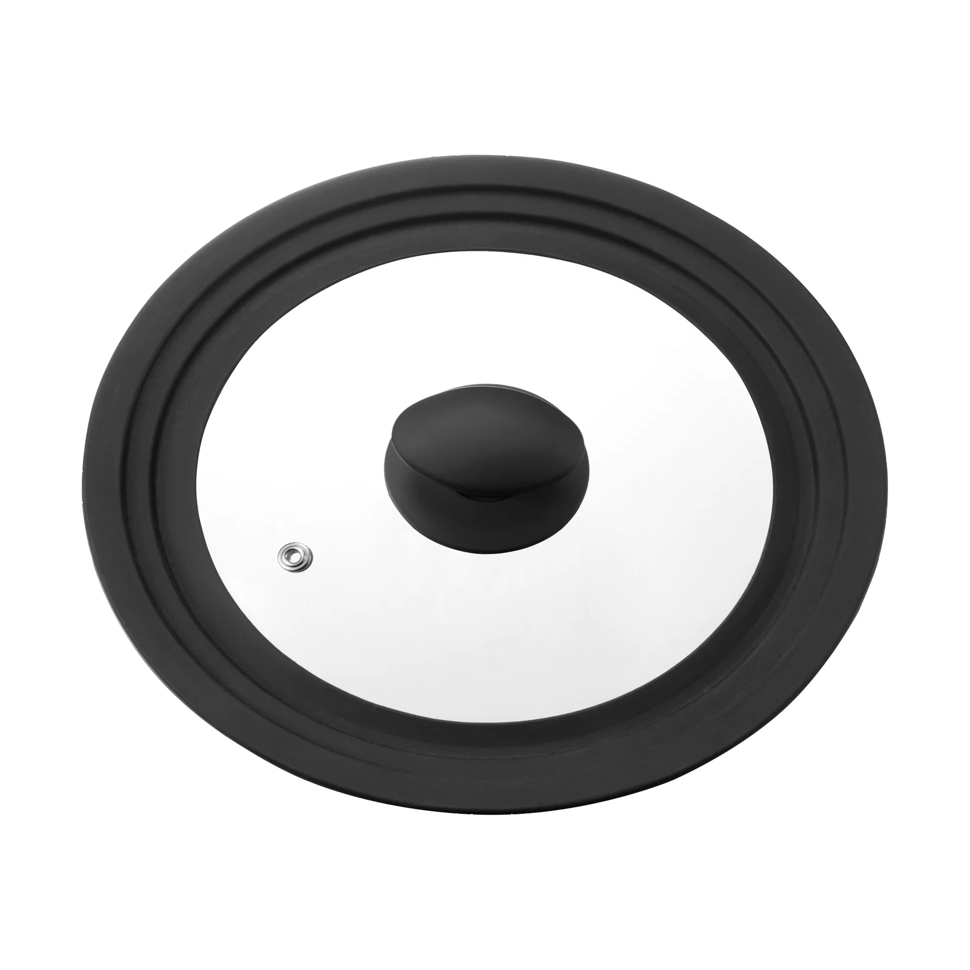 Una universeelslot 20/22/24 cm, Glas-zwart siliconen Dorre