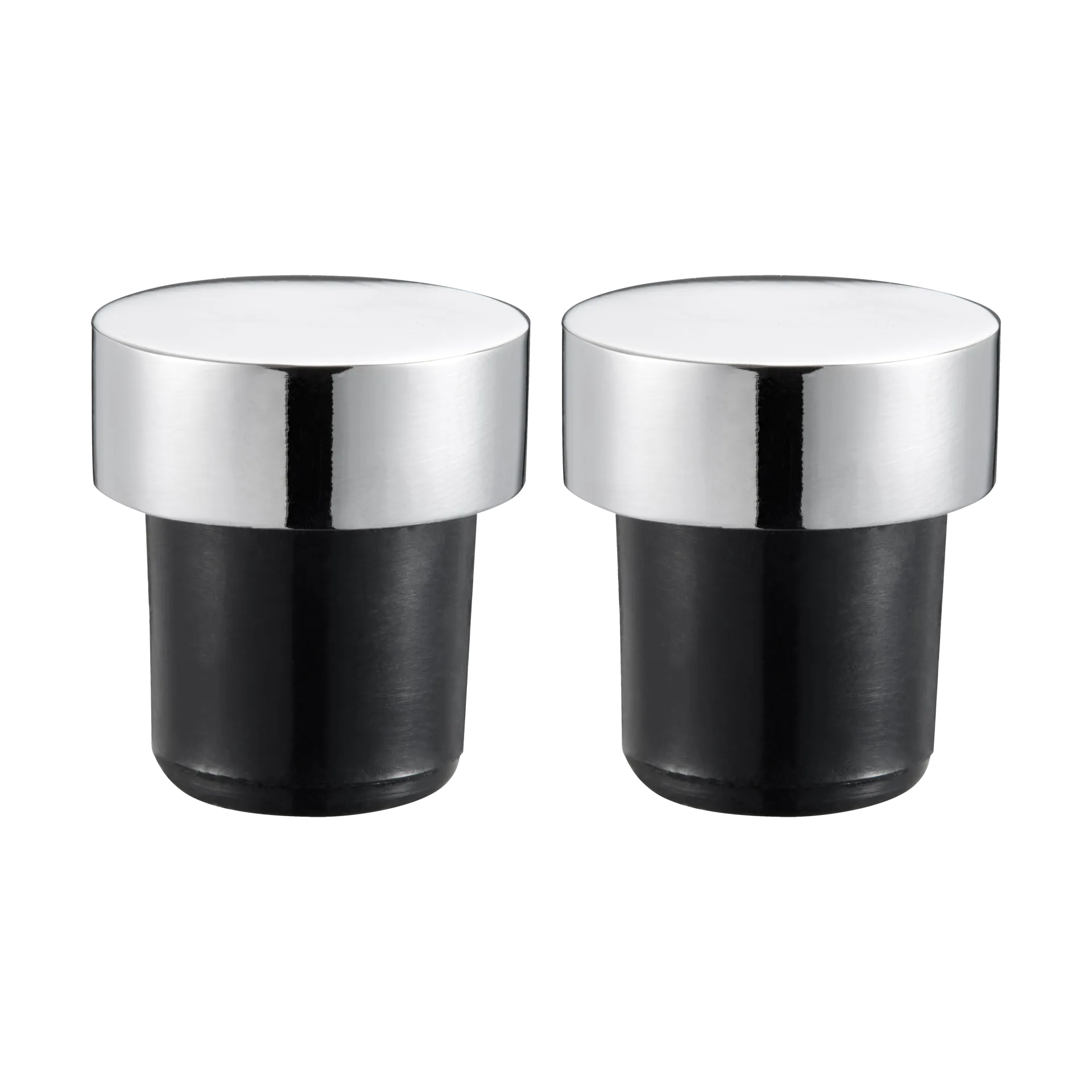 Valli wijnstoppers 2-pack 3 cm, Chroom Dorre