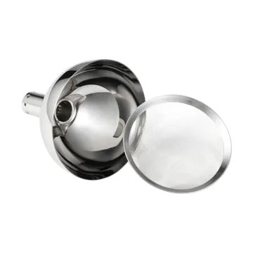 Valu dekantatietrechter met zeef - Roestvrij staal - Dorre