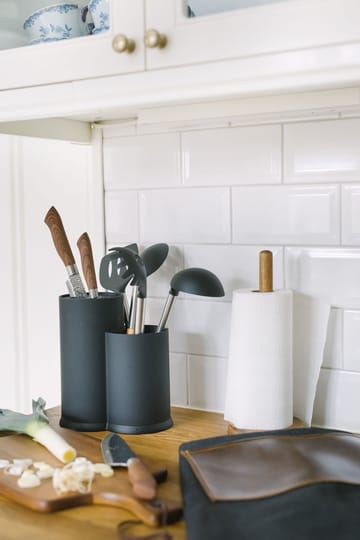 Vida messenblok en keukengereihouder 23 cm - Zwart - Dorre