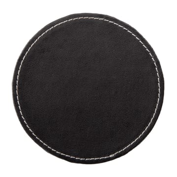 Visby glasonderzetters Ø10 cm 6-pack - Zwart - Dorre