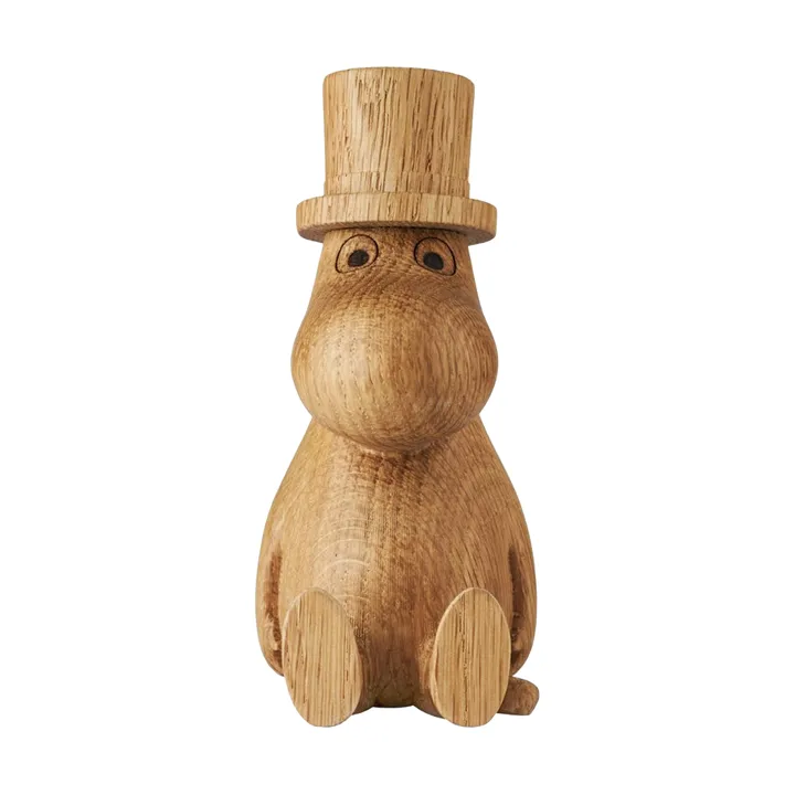 Moomin houten decoratie Moominpappa 11 cm - EIK (FSC) - Dsignhouse x Moomin