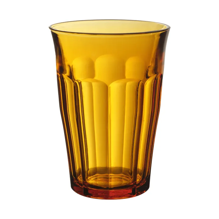 Picardie drinkglas - Amber, 6-pack, 36 cl - Duralex