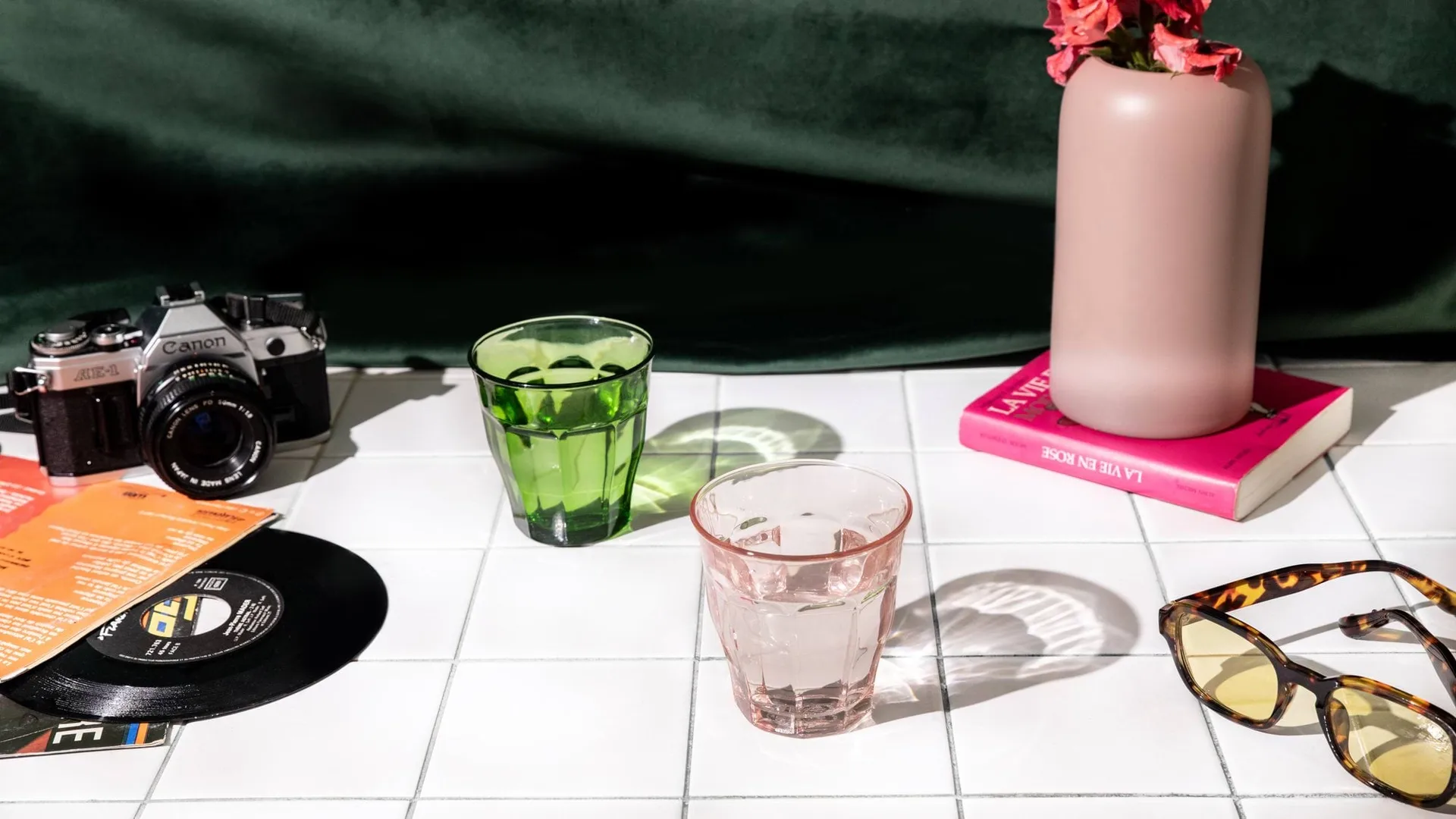 Picardie drinkglas, Roze, 4-pack, 25 cl Duralex