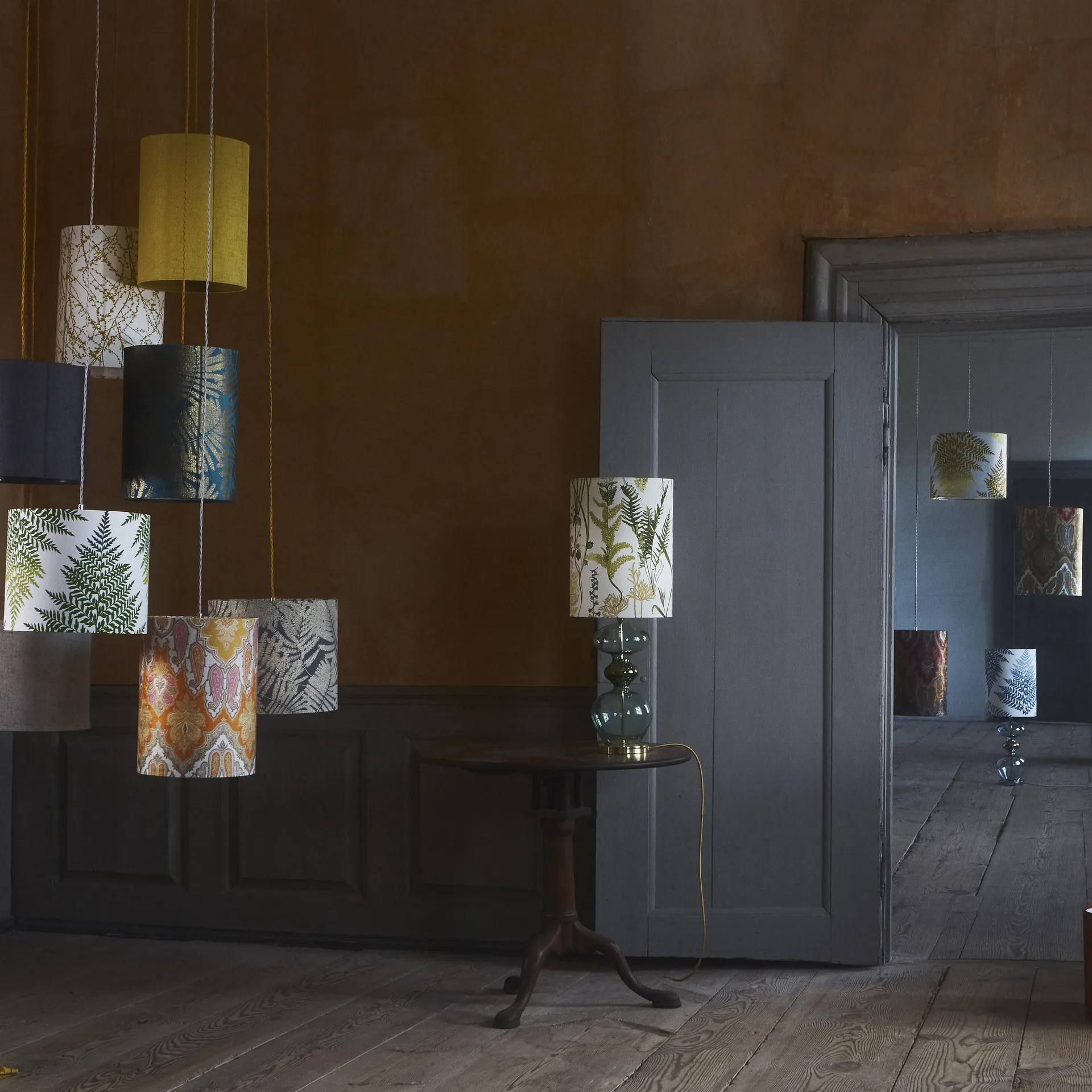 Futura lampenvoet, bosgroen EBB & FLOW