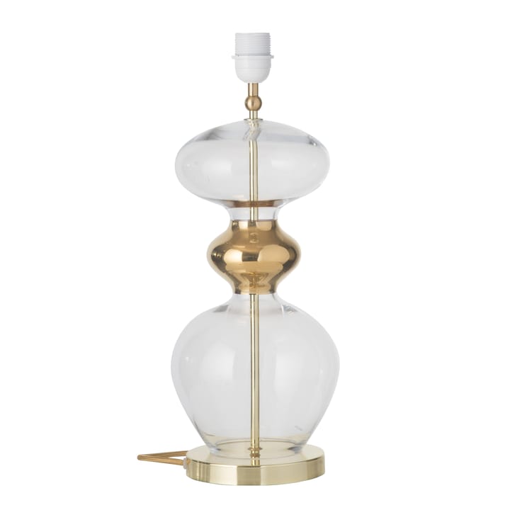 Futura lampenvoet - helder - gouden snoer - EBB & FLOW