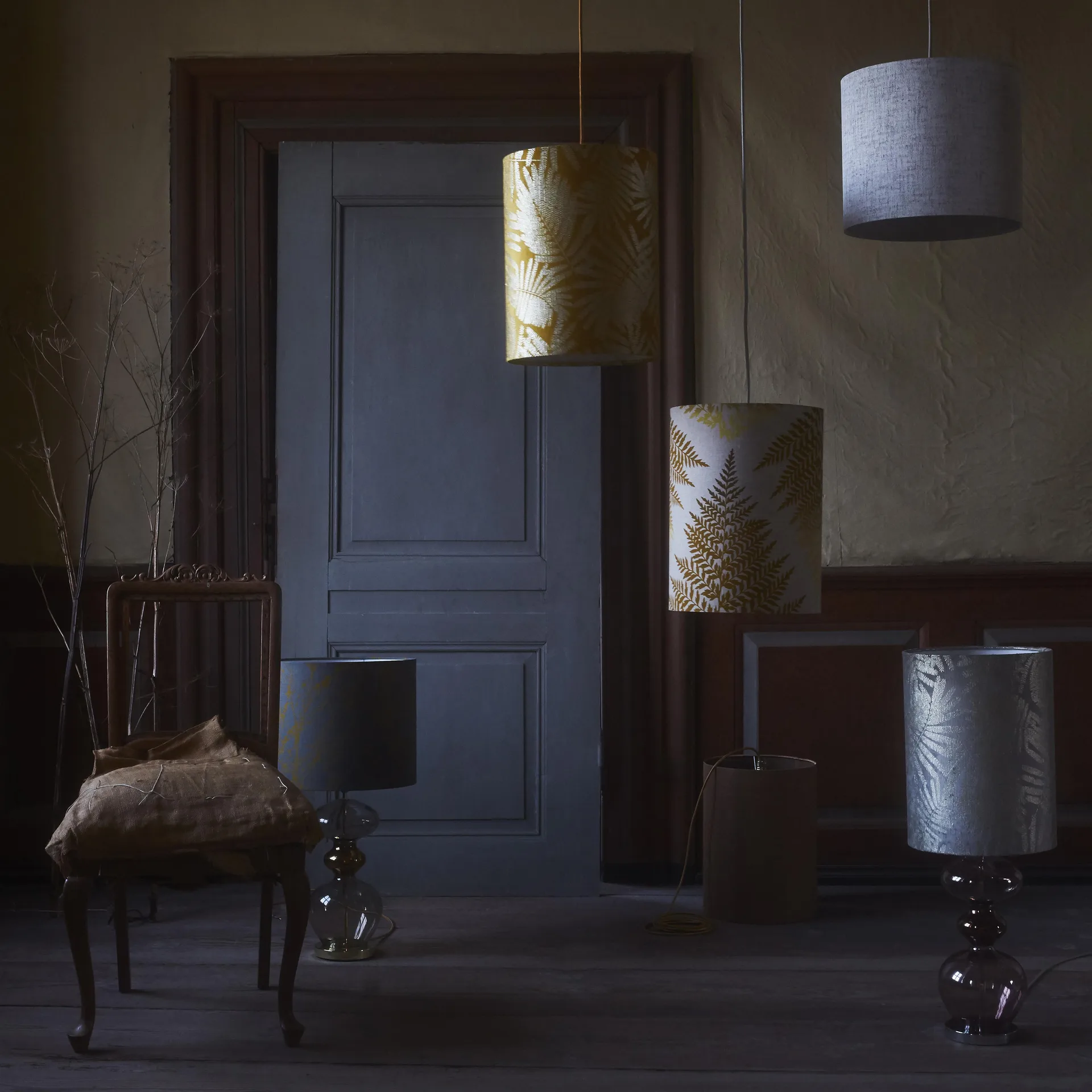 Futura lampenvoet, obsidiaan EBB & FLOW