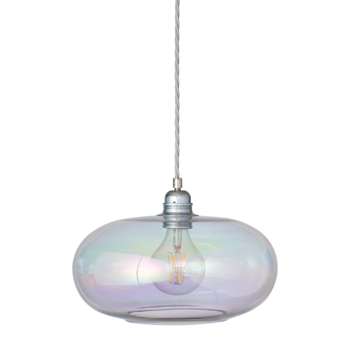 EBB & FLOW Horizon hanglamp Ø 29 cm. Chameleon-silver