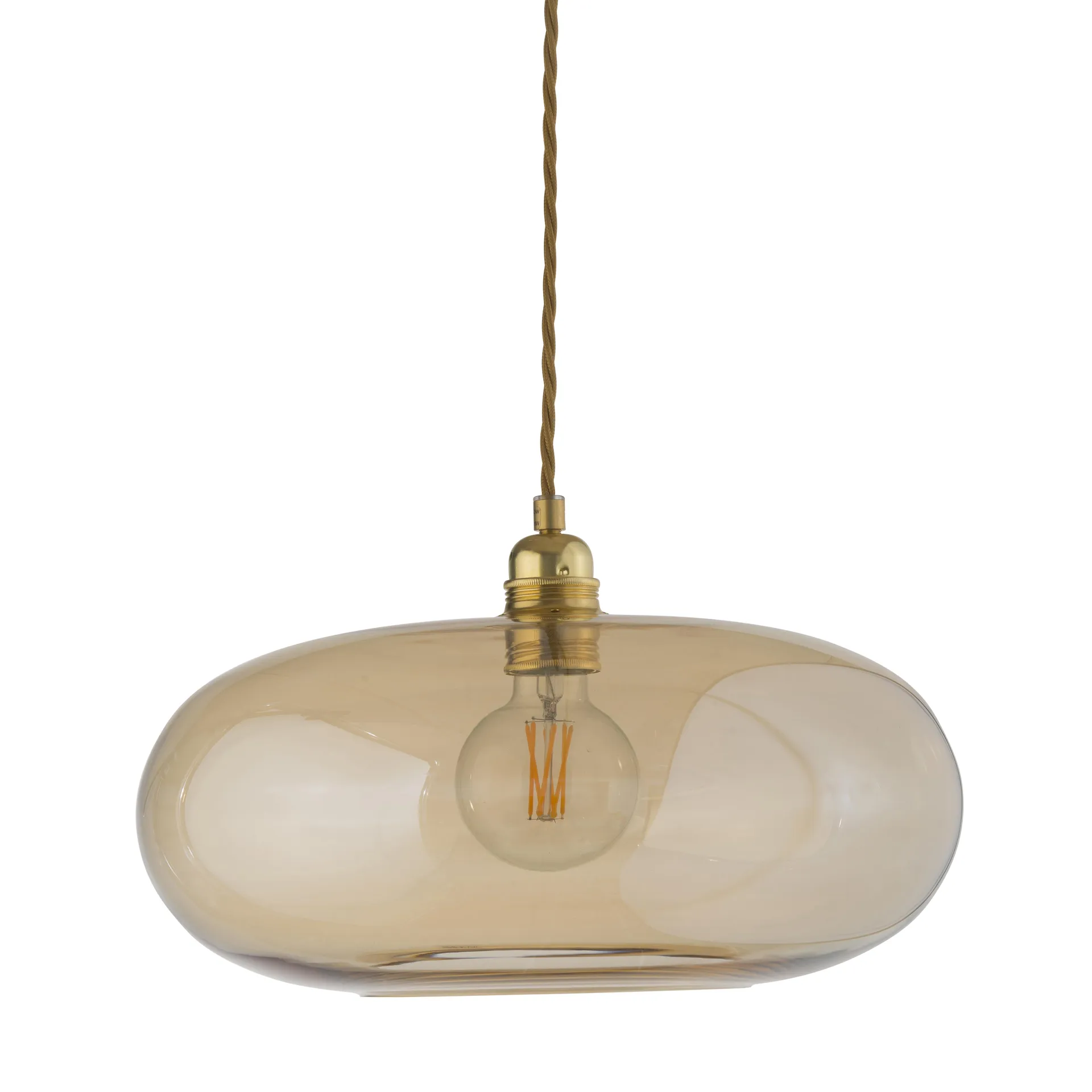 Horizon hanglamp Ø 36 cm., gouden rook EBB & FLOW