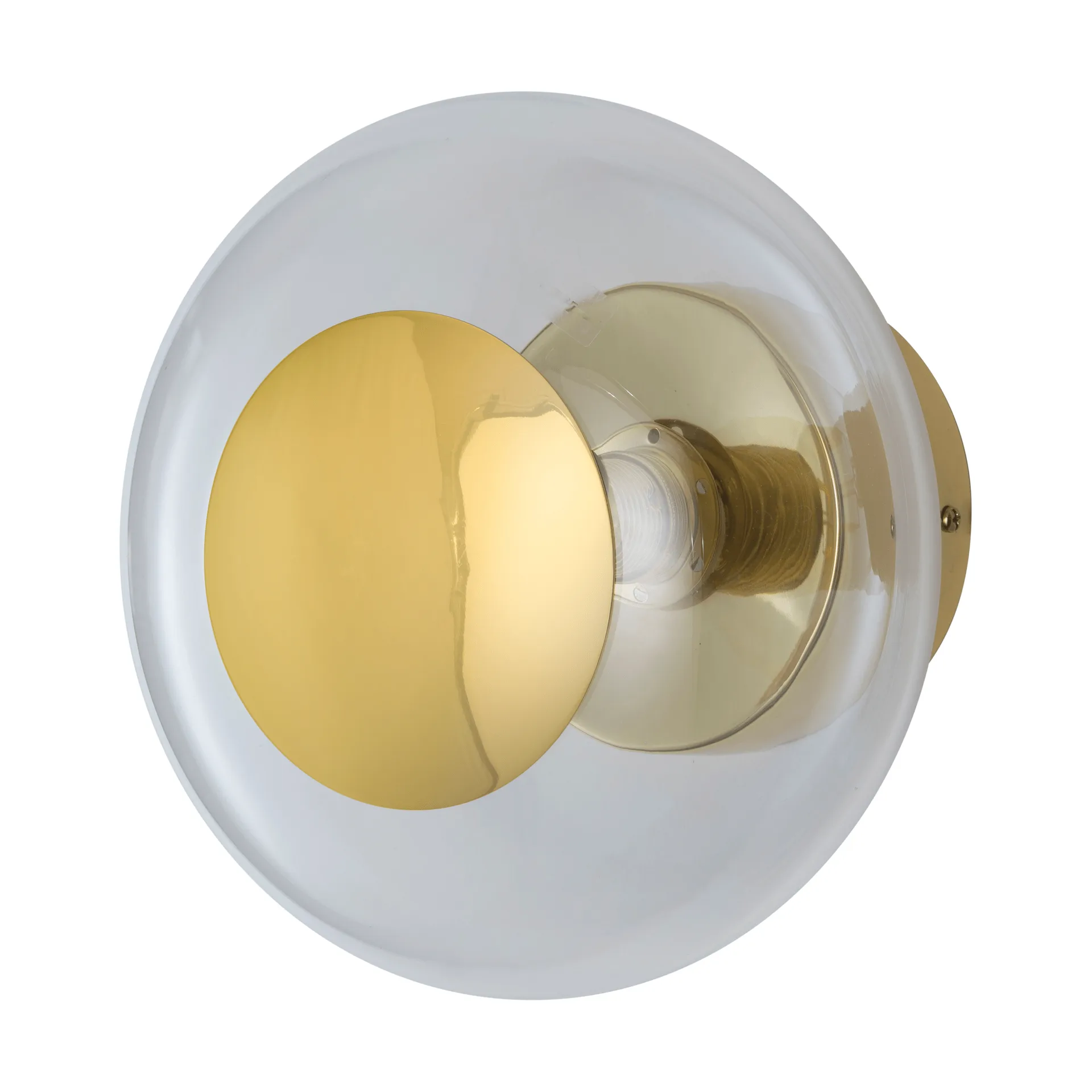 Horizon surface wandlamp, Clear, Ø21 cm EBB & FLOW