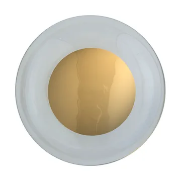 Horizon surface wandlamp - Clear-shiny gold, Ø29 cm - EBB & FLOW