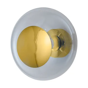 Horizon surface wandlamp - Clear-shiny gold, Ø29 cm - EBB & FLOW