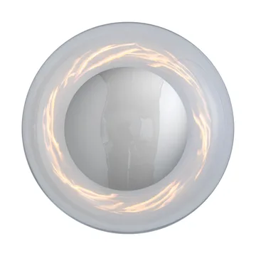 Horizon surface wandlamp - Clear-silver, Ø29 cm - EBB & FLOW