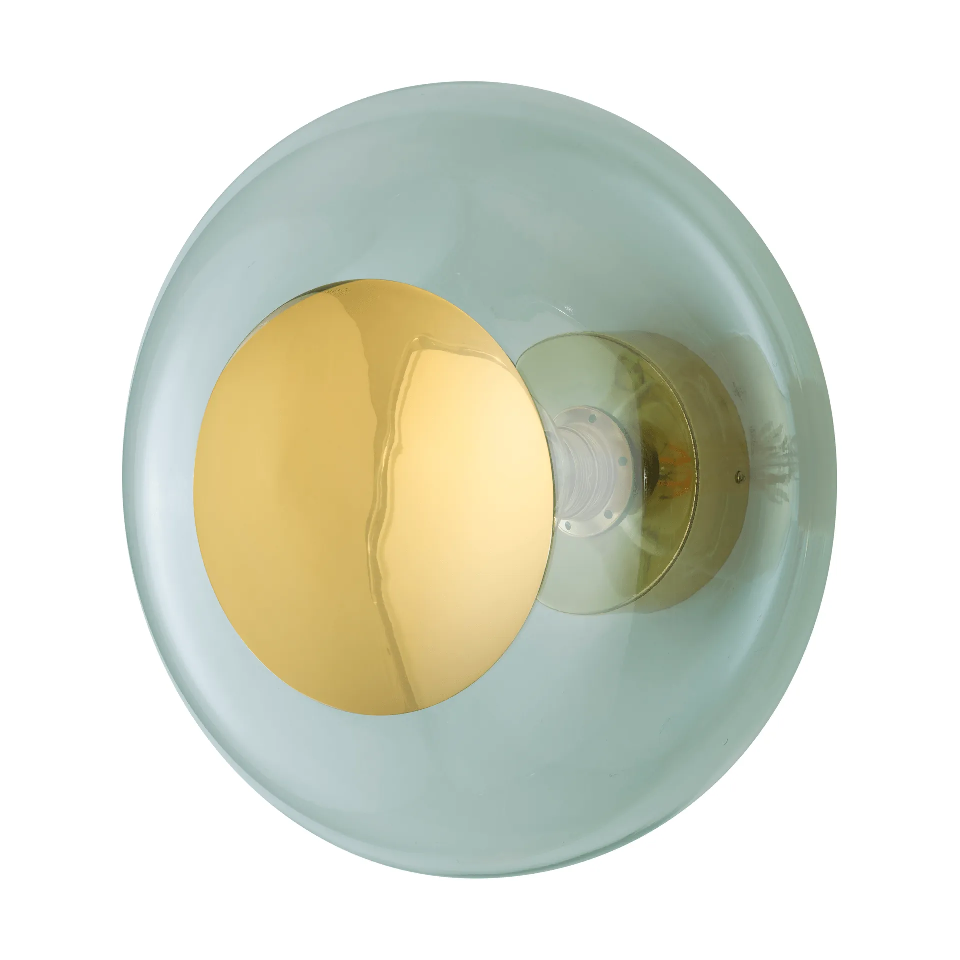 Horizon surface wandlamp, Forest green, Ø36 cm EBB & FLOW