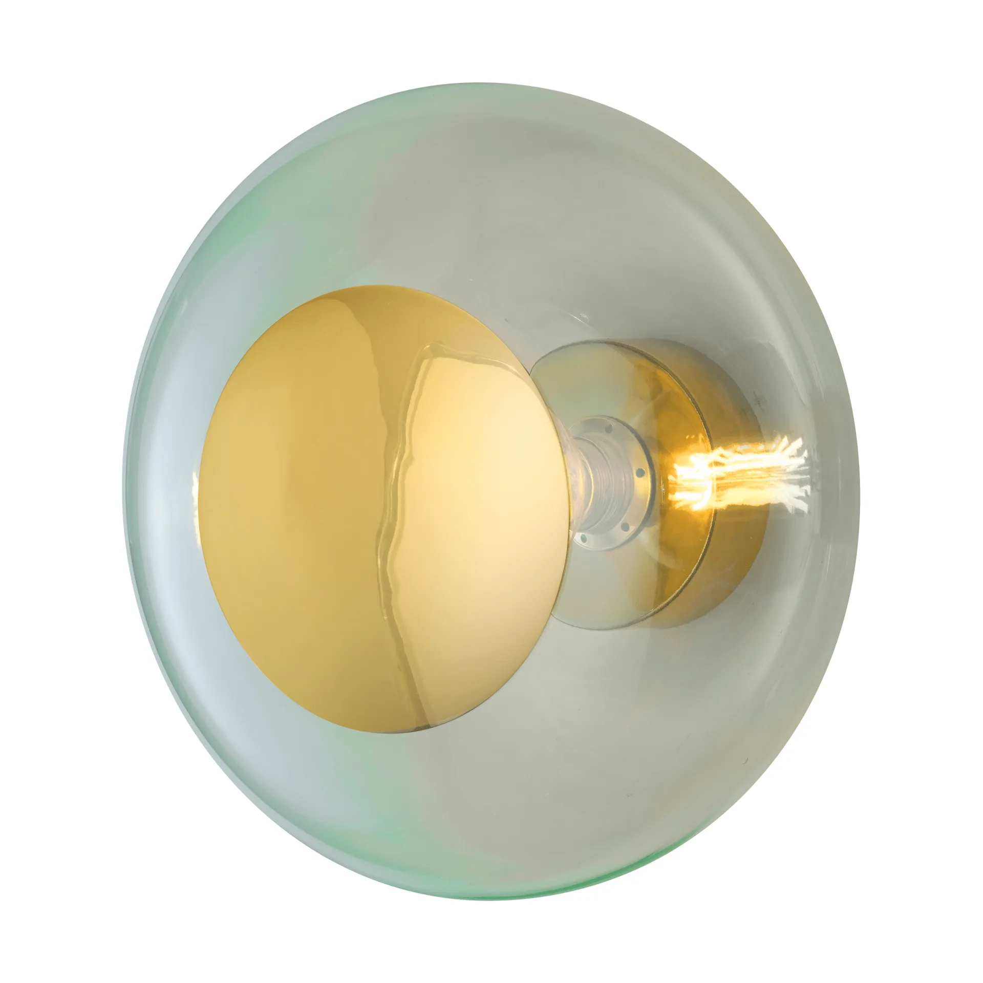 Horizon surface wandlamp, Forest green, Ø36 cm EBB & FLOW