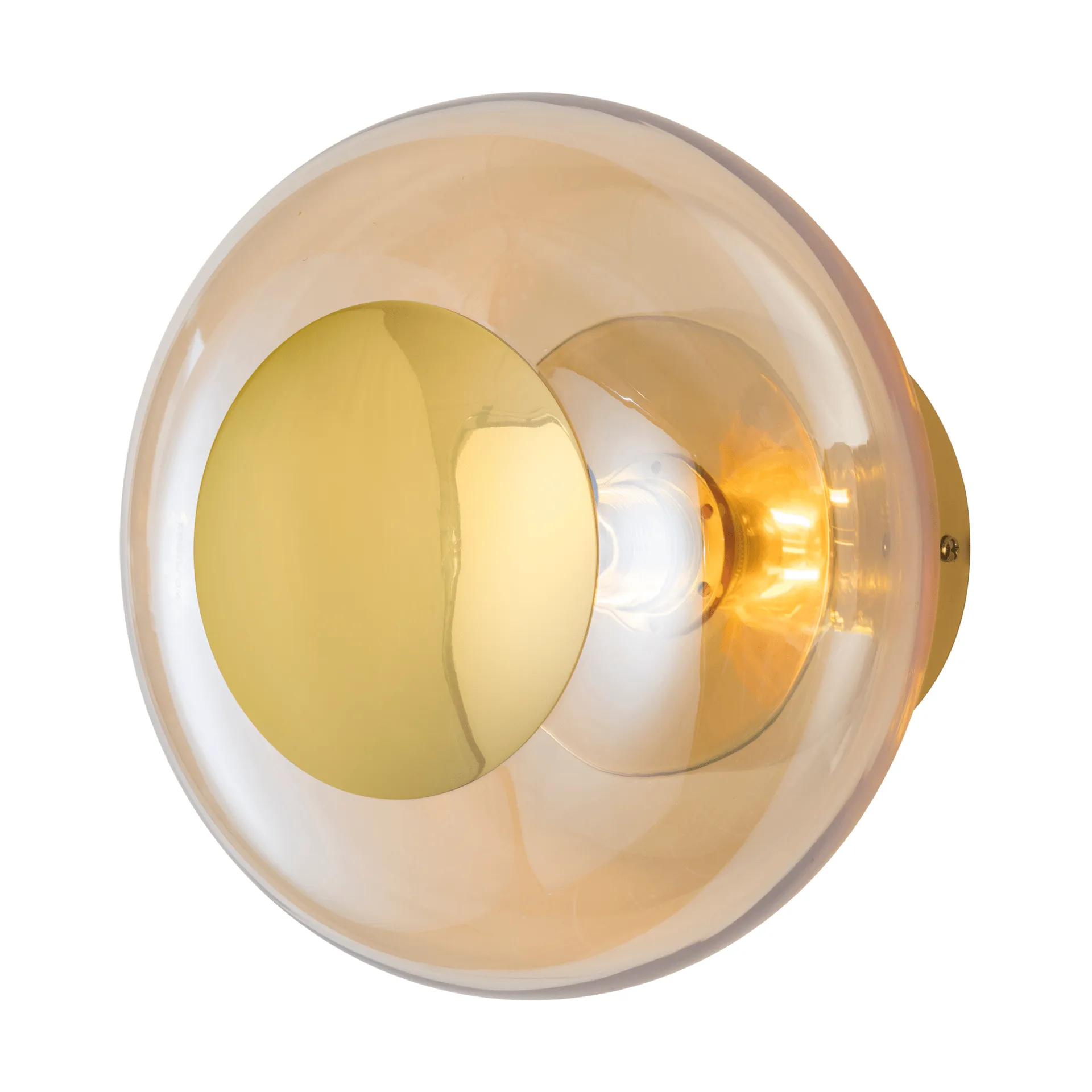 Horizon surface wandlamp, Golden smoke, Ø21 cm EBB & FLOW