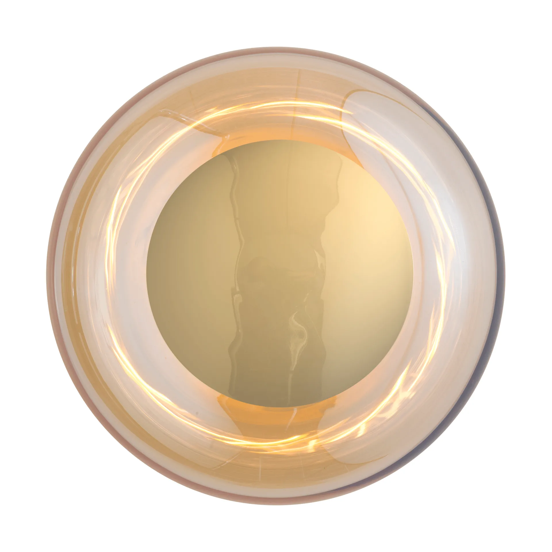 Horizon surface wandlamp, Golden smoke, Ø29 cm EBB & FLOW